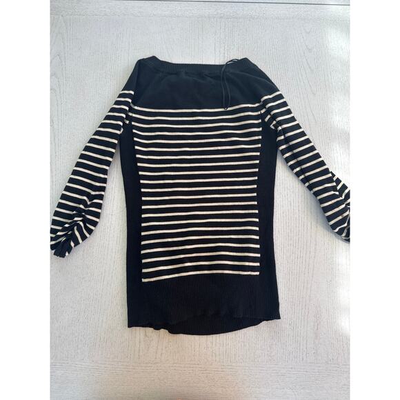 Metaphor Black Striped Sweater Dark Academia Old Money Corporate - Picture 5 of 7